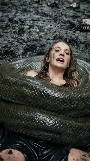 Giant Snake Attacks! Terrified Woman's Jungle Survival Battle!