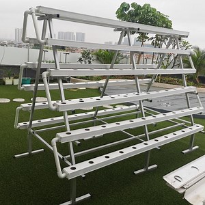 [Hot Item] Hydroponics Gully Grow Kit Nft 100*50mm Hydroponic System for Greenhouse Commercial Farm