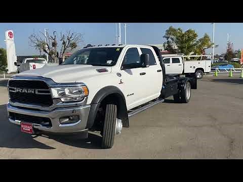 2022 Ram 5500 crew cab with a hot shot body