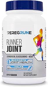 Runner Joint Support Supplement | Supports Healthy Joints, Cartilage & Mobility | Glucosamine Chondroitin MSM | GMP Certified Joint Support for Athletes – 90 Capsules