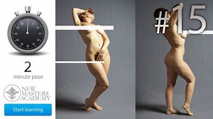 Daily Life Drawing Session #15 (Free Timed Figure Model Reference) - YTboob