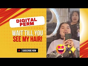 Digital Perm Transformation From Start to Stunning Dry Curls!