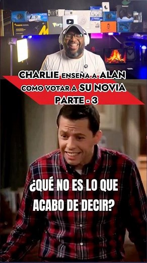 Charlie dice que Alan es un imbecil? Serie dos hombres y medio #series #comedia #peliculas #humor