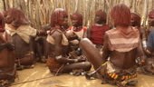 Hamer tribe - Hamer women preparing for the whipping ceremony