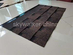 [Hot Item] High Quality Roof Shingles Types Asphalt Laminated Roofing Tiles, Standard Waterproof Fiberglass Color Stone Granule Roofing Asphalt Shingles