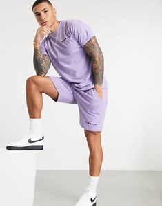 Mennace essentials logo co-ord set in lilac | ASOS