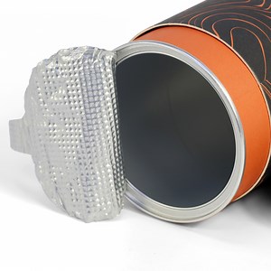 [Hot Item] Firstsail Cylinder Package Nutrition Powder Spice Seasonings Condiments Easy Peel off Lid Aluminum Foil Lining Paper Tube Packaging Food