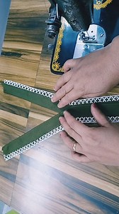 Overlap V placket neckline with beautiful joint lace #fashion #Viral #viralvideos #trending #video #tailoring #viralvideo #viralpost #stitching | Sweet Stitches