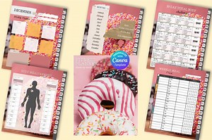 Printable Health & Fitness Planner: Editable Canva Template (PDF A4) - Etsy Australia