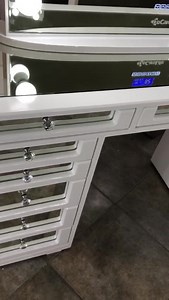 🆕🆕🆕🆕🆕🆕🆕🆕🆕🆕🆕🆕🆕🆕 New item We are proud 😊 to announce our new addition ! Mirrored vanity desk ,perfect combination with a beautiful Bluetooth mirror 📢 Share with your friends! 😉 I do not own the music playing in the background | Vanities Hands LLC