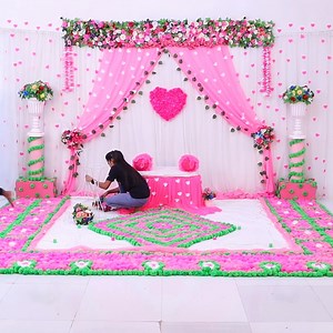 Hot pink wedding party decoration - girls #fun #decor #party #wedding | Wow Decoration