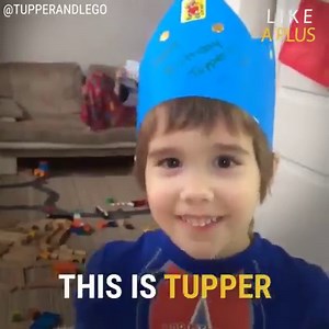 48K views · 1K reactions | Meet our new favorite duo: Tupper and Lego. | A Plus | Facebook