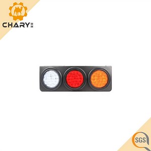 [Hot Item] 3 in 1 LED Combination Tail Light 54PCS LEDs 24V 12V Stop Turn Signal Back Reversing Light for Trucks Trailers
