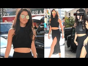 Selena Gomez spotted in a see-through crop top