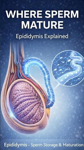 Where Sperm Mature | Epididymis Explained (3D Medical Animation)
