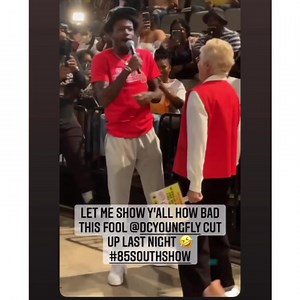 Ms Mabaline wass too lit in Biloxi Mississippi 😂😂😂😂😂😂laughter brings all nations together 🎞🎥 #NoDayzOff #85SouthShow | Dc Young Fly