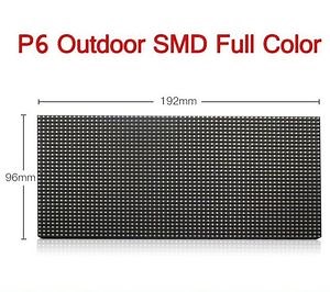 [Hot Item] 192mm*96mm SMD Full Color P6 Outdoor LED Module