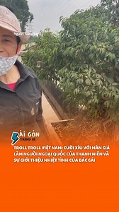 2.7K views · 40 reactions | Troll troll Việt Nam: Cười xỉu với màn giả làm người ngoại quốc của thanh niên và sự giới thiệu nhiệt tình của bác gái | Sài Gòn Trend Đì | Facebook