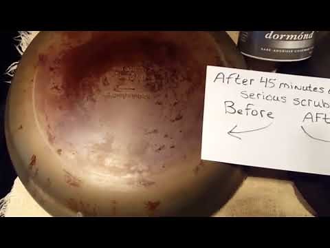 Cleaning Calphalon pots and pans