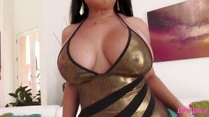Krystal Davis - Curvy MILF’s First DP Ends With A Messy Facial