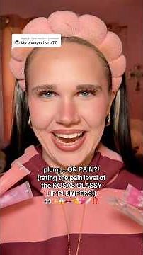 HOW BAD DO THE KOSAS LIP PLUMPERS BURN?!😱👄⁉️