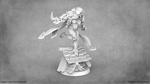 Morwenna, Deadly Vampire Rogue Miniature, Bite the Bullet (28mm/35mm) - Etsy