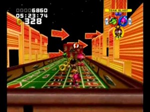 Sonic Heroes All A-ranks/120 Emblems - Team Chaotix Stage 5 - Casino Park (extra mission)