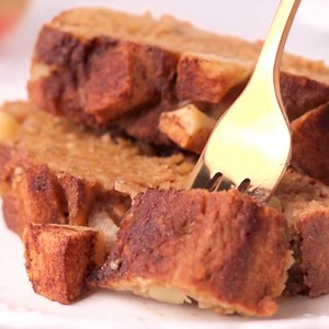 Have a few apples laying around? Let's make this incredibly delicious VEGAN apple bread! Written Recipe Here: https://bit.ly/3OPNoLY | This Healthy Kitchen