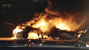 5 crewmembers killed after plane catches fire at Japan airport; hundreds evacuated safely