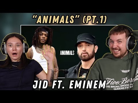 JID - Animals (Pt.1) ft. Eminem REACTION