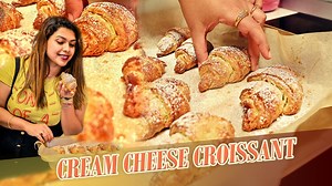 Croissant How to Make/Croissant Recipe Completely by Hand/Cream Cheese Croissant Easy/Tasty Bites