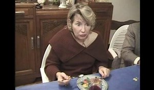 horny granny has a threesome with teens