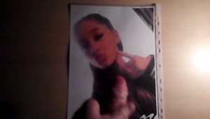 Ariana Grande First Cumtribute