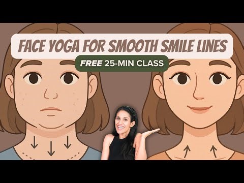 Face Yoga to Lift Cheeks & Smooth Smile Lines | Reduce Facial Dullness (25 Min)
