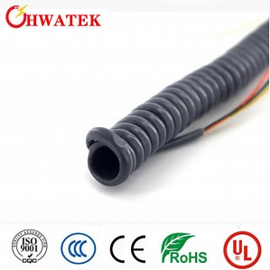 [Hot Item] Unshielded Spring Coiled Curly Cord Electrical Power Cable
