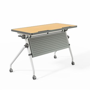 [Hot Item] Removable Training Table with Modesty Panel and Foldable Melamine Tabletop