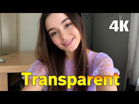 4K Lingerie Try On Haul See Everything SheerTransparent Micro Bikini Try On Haul &See-through Dress