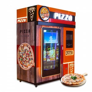 [Hot Item] 55" Inch Touch Screen Smart Automatic Pizza Vending Machine for Shopping Malls