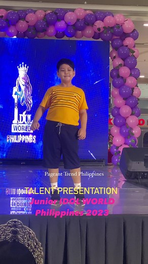 Junior IDOL WORLD Philippines 2023 Talent Presentation. #JuniorIDOLWORLDPhilippines2023 #TalentPresentation #PageantTrendPhilippines | Pageant Trend Philippines