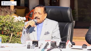 Anusandhan National Research Foundation #ANRF established to adopt global funding strategies for transforming the R&D ecosystem in the country: Hon'ble Union Minister for S&T Dr Jitendra Singh at Press Conference on ‘Achievements of all Science Ministries’. Abhay Karandikar Anusandhan National Research Foundation - ANRF Department of Biotechnology, India CSIR, India Ministry of Earth Sciences Government of India | Department of Science and Technology, Government of India