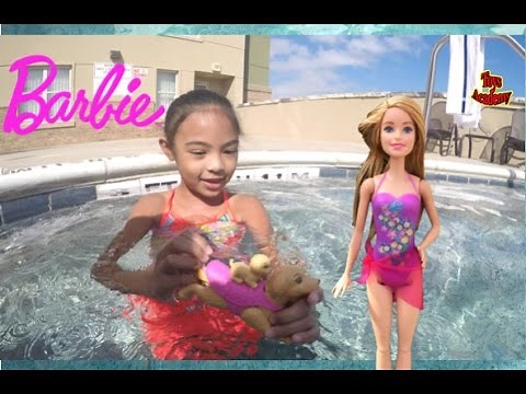 Barbie Swimmin' Pup Pool Unboxing | Toys Academy