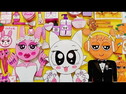 SPRUNKI compilation Blind bags Unboxing!|DIY skincare+makeup+nails+outfit💕ASMR