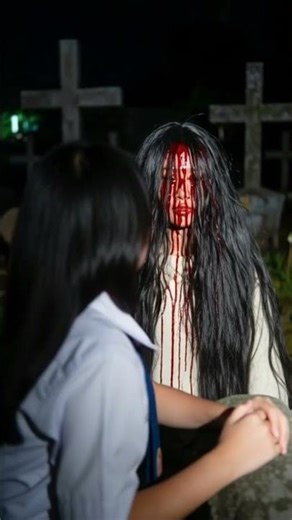 Cewek Cantik Tidur di Kuburan#plm horor Misteri
