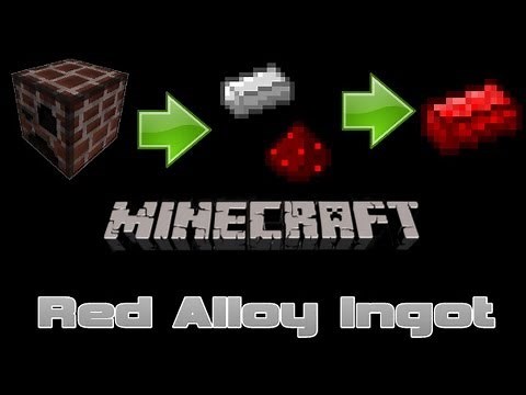 MINECRAFT- Red Alloy Ingot [TUTORIAL]