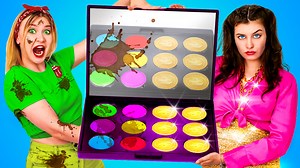 Rich vs broke become popular || makeover struggles with long nails, long hair || child vs teen | La La Life