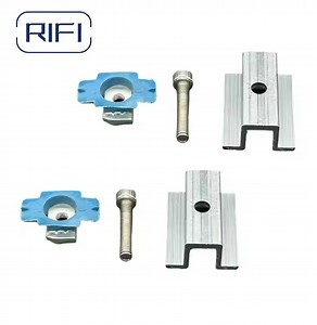 [Hot Item] PV Module Double Middle Clip Aluminum Solar Panel Mount MID Clamp