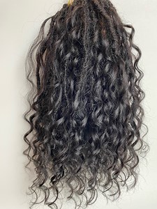 ALL Human Hair Boho Locs - Bohemian Dread Locs - Boheiem Locs - Human Locs - Human Curl Dread Loc - Etsy