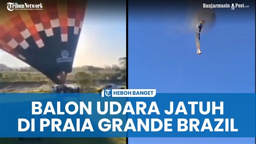 BANJARMASINPOST.CO.ID - Insiden tragis kecelakaan balon udara yang membawa 21 penumpang terjadi di kawasan wisata Praia Grande, Brasil selatan, pada Sabtu, 21 Juni 2025. Kejadian ini mengejutkan publik setelah video detik-detik balon udara terbakar dan jatuh dari ketinggian ratusan meter viral di berbagai platform media sosial. Dalam rekaman yang beredar, terlihat api melahap bagian keranjang balon saat masih mengudara. Beberapa penumpang bahkan terlihat melompat sebelum balon akhirnya jatuh men