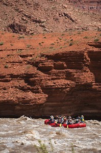 Life is better on the river: Join our friends at Moab Adventure Center in conquering the rushing rapids of the Colorado River. Full and half-day excursions depart daily and include a hot lunch at our River Deck! | Red Cliffs Lodge