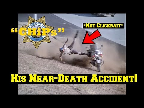 Erik Estrada's (CHiPs) On- SET Motorcycle Accident ALMOST Took His Life! Did You Know?